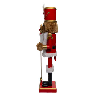 Thumbnail 6: Kurt Adler Kurt Adler 15 in. Teddy Bear Soldier Nutcracker 