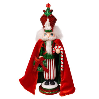 Thumbnail 1: Kurt Adler Hollywood Nutcrackers  16 in. Candy Cane Soldier Nutcracker 