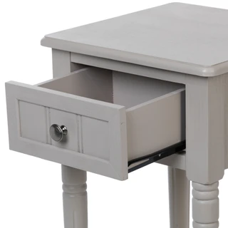 Thumbnail 3: XIAMEN HOME & NATURE 14x28 Wooden Accent Table w/ Drawer 