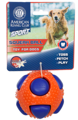 Thumbnail 1: American Kennel Club Vanilla Scented Squeak Ball Dog Toy 