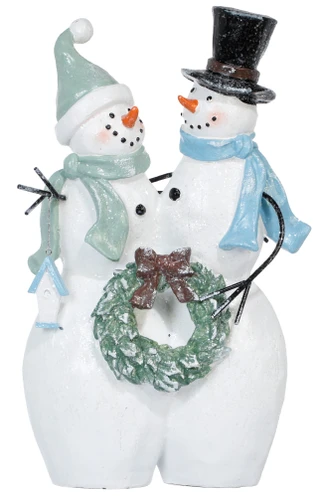Thumbnail 1: Magical Season 15.5 Polyresin Snowman Family Christmas Decor  