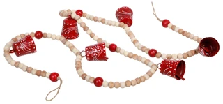 Thumbnail 1: Magical Season 72 In Christmas Bell Garland  