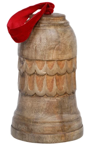 Thumbnail 1: Magical Season 8 In Wooden Bell Christmas Accent  