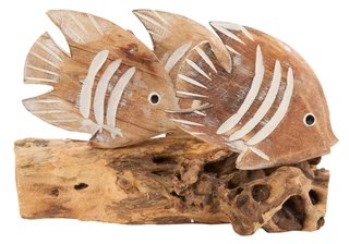 Thumbnail 2: Chesapeake Bay 11x8 Rustic Coastal Fish Wood Decor  