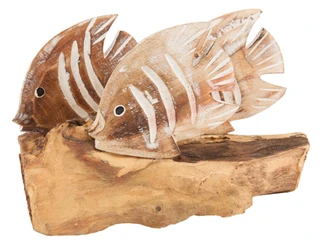 Thumbnail 1: Chesapeake Bay 11x8 Rustic Coastal Fish Wood Decor  