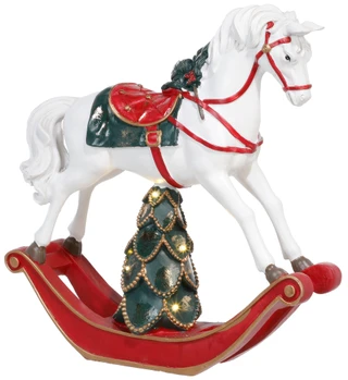 Thumbnail 1: Magical Season 12x3x13 Rocking Horse Christmas Accent 