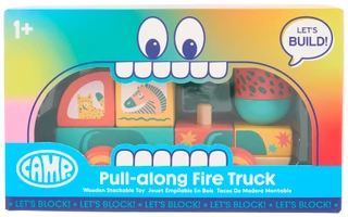 Thumbnail 1: CAMP. Wooden Pull-Along Fire Truck  