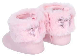 Thumbnail 2: Little Me Baby Girls Fuzzy Boots 