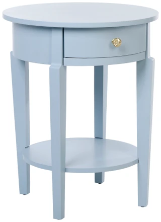 Thumbnail 1: XIAMEN HOME & NATURE 24 in Round Accent Table w/ Drawer 