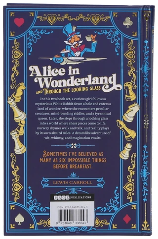 Thumbnail 3: Page Publications Alice In Wonderland Deluxe Hardcover Book 
