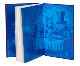 Thumbnail 4: Page Publications Alice In Wonderland Deluxe Hardcover Book 