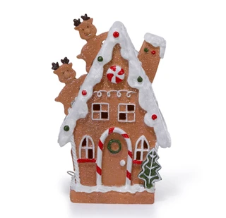 Thumbnail 2: Magical Season 10.5 in Christmas LED Gingerbread House Home Decor 
