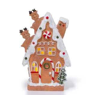 Thumbnail 1: Magical Season 10.5 in Christmas LED Gingerbread House Home Decor 