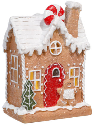 Thumbnail 1: Magical Season 9.5 in LED Christmas Gingerbread House Accent 