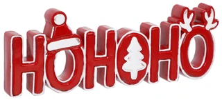 Thumbnail 1: Magical Season 11.5 Resin Ho Ho Ho Christmas Decor  