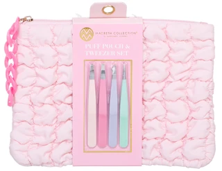 Thumbnail 1: Macbeth Collection 5 Pc Puff Pouch & Tweezer Set 