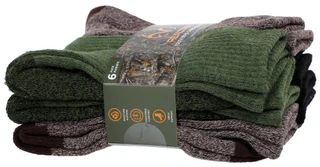 Thumbnail 2: Realtree Boys 6 Pk Cushioned Crew Socks 