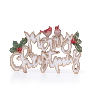Thumbnail 1: Magical Season 9x6 Merry Christmas Word Runner Decoration  