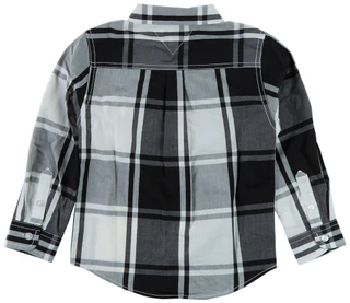 Thumbnail 2: Tommy Hilfiger Little Boy's Oversized Plaid Woven Button-Down Shirt  