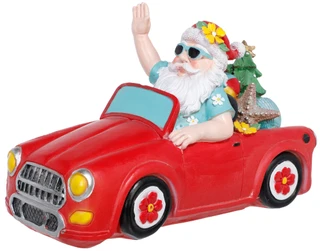 Thumbnail 1: Magical Season 12 In Polyresin Coastal Santa Decorative Christmas Figurine  