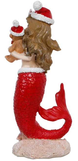 Thumbnail 2: Magical Season 12 In Polyresin Christmas Santa Mermaid Figurine  