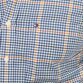 Thumbnail 2: Tommy Hilfiger Men's Long Sleeve Tartan Oxford Button Down Shirt 