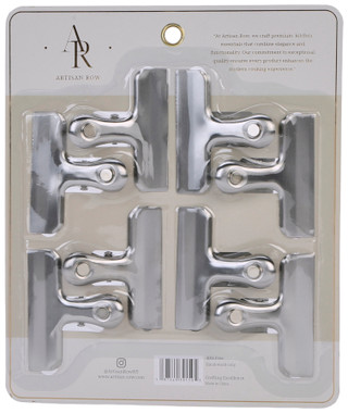 Thumbnail 2: ARTISAN ROW 8 Pk 3.1 In High Quality Stainless Steel Magnetic Bag Clips 