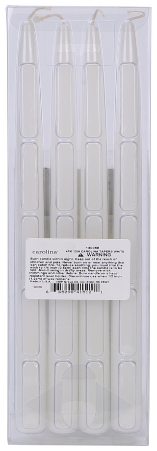 Thumbnail 2: Colonial Candle 4 Pk 12 in Taper Candles  