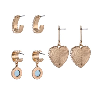 Thumbnail 2: RACHEL ROY 3 Pr Drop Earring Set 