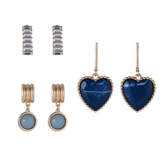 Thumbnail 1: RACHEL ROY 3 Pr Drop Earring Set 