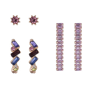 Thumbnail 1: BADGLEY MISCHKA 3 Pr Drop and Stud Earring Set 