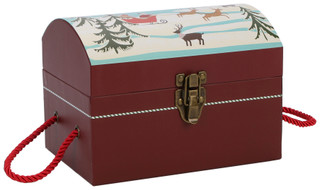 Thumbnail 1: Mosaic  10 in Merry Christmas Decoration Gift Box  
