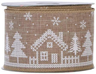 Thumbnail 2: Artemis 10 Yds Luxury Decorative Christmas Wire Ribbon  