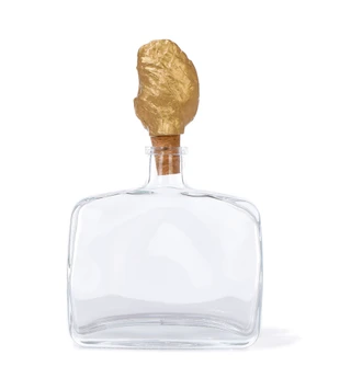 Thumbnail 2: Mud Pie Decorative Glass Bottle w/ Oyster Design Cork  