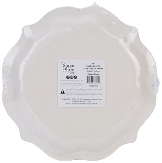 Thumbnail 2: Sugar Plum Party 16 Pk 10.5 In Christmas Manatee Paper Dinner Plates  