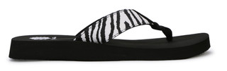 Thumbnail 2: Yellow Box Women's Zebra Print Flexter Flip-Flops  