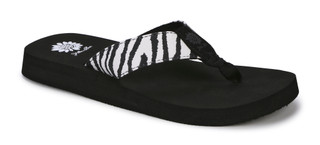 Thumbnail 1: Yellow Box Women's Zebra Print Flexter Flip-Flops  
