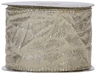 Thumbnail 2: ATELIER 10 Yds Luxury Decorative Christmas Wire Ribbon  