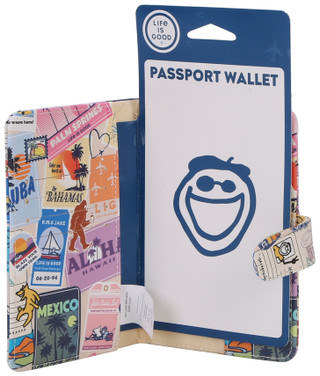 Thumbnail 3: Life is Good 6x4 In Passport Travel Document Wallet Organizer   
