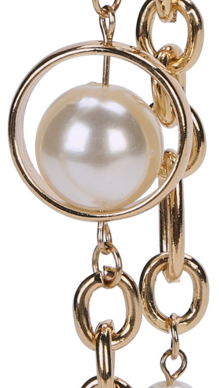 Thumbnail 2: Nicole Miller Women's Double Row Pearl Beaded Necklace  