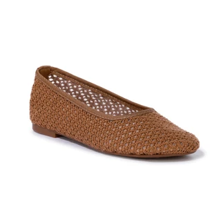 Thumbnail 1: NINE WEST Women's Woven Crochet Ballet Flat  