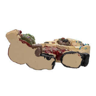 Thumbnail 5: Kurt Adler Kurt Adler 6.75 in. Snow Town Santa With Tree Table Piece 