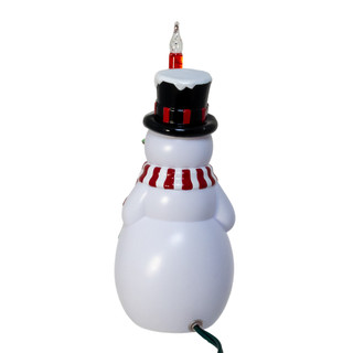 Thumbnail 5: Kurt Adler Kurt Adler 7 in. Snowman With Bubble Light Table Piece 