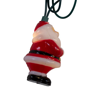 Thumbnail 4: Kurt Adler 9 Ft. ' UL 10L Clear LED Santa With Christmas Tree Light Set 