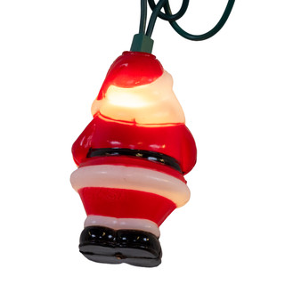 Thumbnail 5: Kurt Adler 9 Ft. ' UL 10L Clear LED Santa With Christmas Tree Light Set 