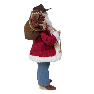 Thumbnail 3: Kurt Adler  18 in. KSA Kringles Western Santa With Bag & Lasso 