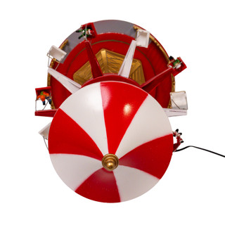 Thumbnail 4: Kurt Adler  20.5 in. Musical Moving LED Drop Tower With 5 Figures 