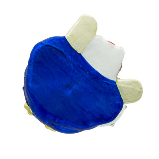 Thumbnail 3: Kurt Adler Bellissimo Glass Patriotic Santa Ornament 