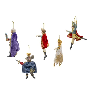 Thumbnail 4: Kurt Adler The Nutcracker Suite Ballet 5 Pc. Ornament Se 