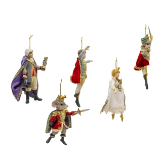 Thumbnail 5: Kurt Adler The Nutcracker Suite Ballet 5 Pc. Ornament Se 